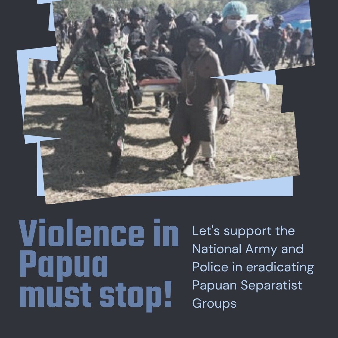HucthesMark's tweet photo. Let's support the National Army and Police in eradicating Papuan Separatist Groups. #Papua #PapuaIndonesia https://t.co/lPUMdlF8bJ