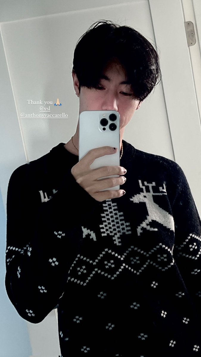 marktuannim's tweet photo. Thank you 🙏🏻
@.ysl
@.anthonyvaccarello https://t.co/oAXS2kDqgl