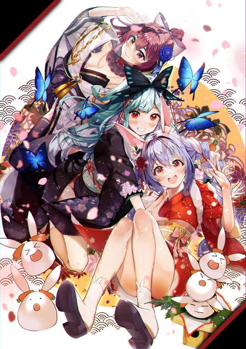 #ぺこらーと #絵クロマンサー #マリンのお宝
明けましておめでとうございます! 