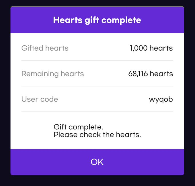 KpopVoteVendor's tweet photo. Hearts have been sent to @MonstaXVotingSQ #MONSTAX https://t.co/8SUgDbHwOz