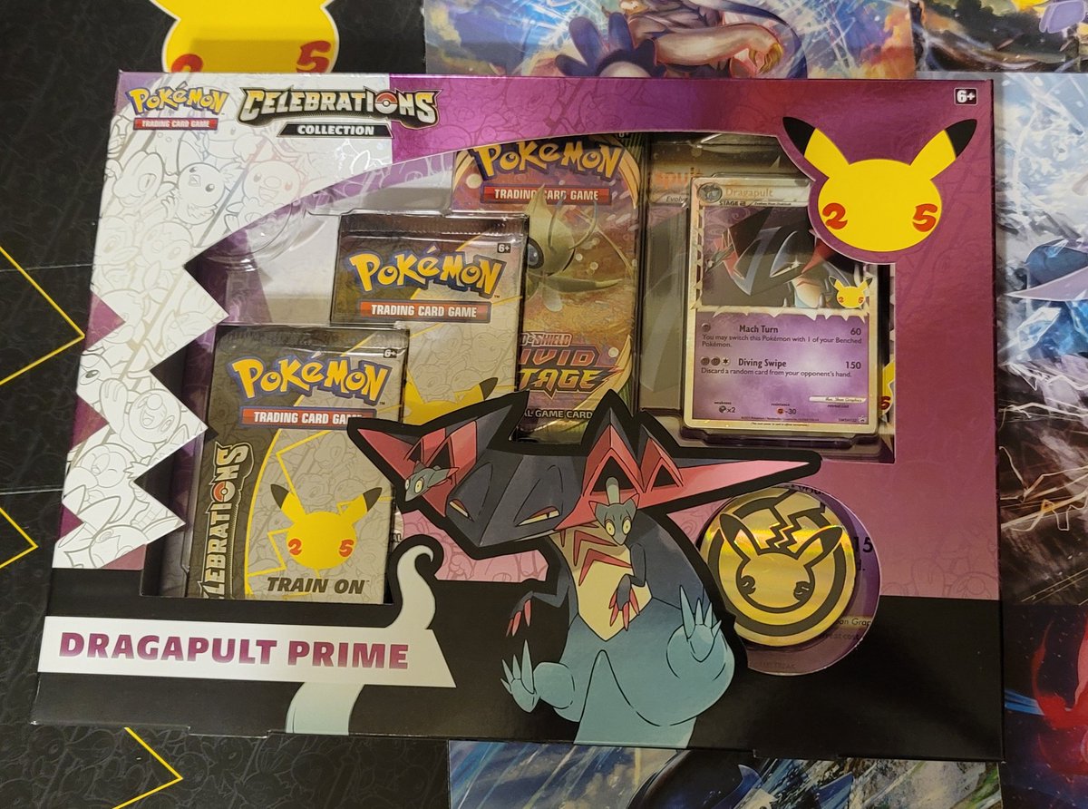Glitch_Trainer's tweet photo. In honor of @NytazaPokemon filling up her raffle, here is my #Pokemon #Giveaway as promised, winner drawn Jan 3rd @ 7pm CST:
Dragapult Prime Collection
To enter:
✅Retweet
✅Follow

Optional:
🤡Tag some friends
🤡Share your favorite pokemon https://t.co/oGUGxHNPOH