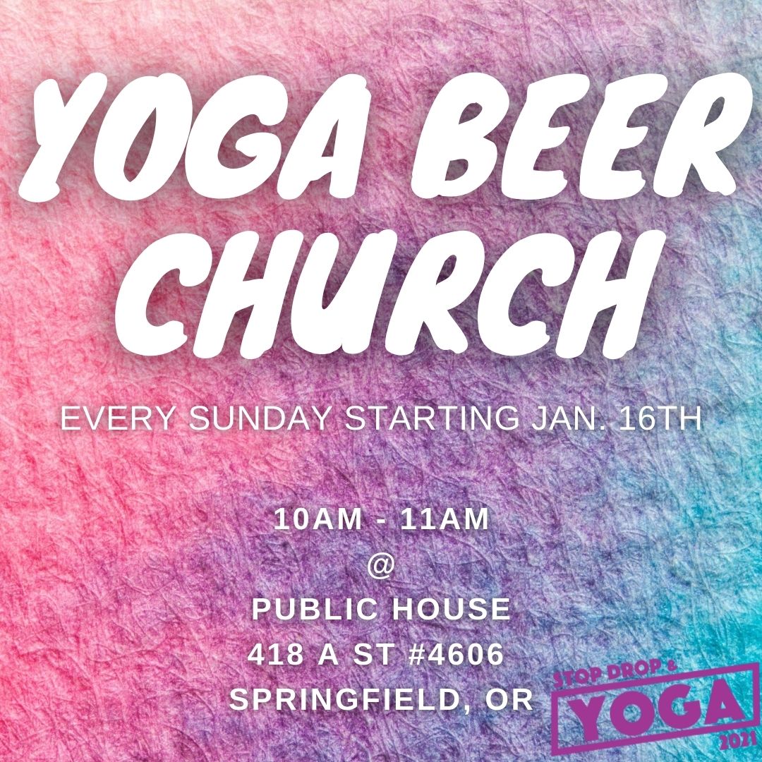 stopdropyogallc's tweet photo. REMINDER: Starting January 16th our Yoga Beer Church will be flowing down at Springfield's Public House EVERY SUNDAY! Space is limited so RSVP now!
.
Sign-up here! >>> https://t.co/E5MuWulV4S
.
#yogaplusbeer #stopdropandyoga #community https://t.co/ICs8XM6VfF