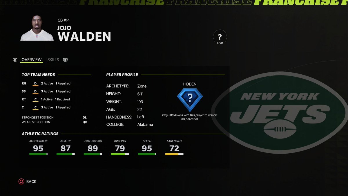 DML_Pats's tweet photo. With the 1st overall pick in the 2023 draft the New York Jets select @DaDYNASTYCFM https://t.co/9JeIuKsvB3