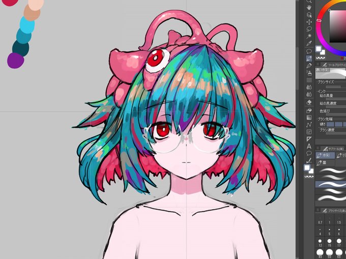 久しぶりに触手卿ちゃん(仮)をいじってみた 