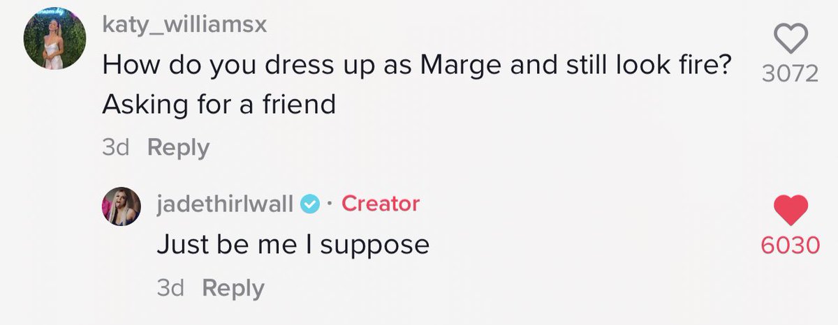 Zack3O12's tweet photo. Completely obsessed with Jade Thirlwall’s replies to comments on her TikToks. https://t.co/fK7EdoTVvq