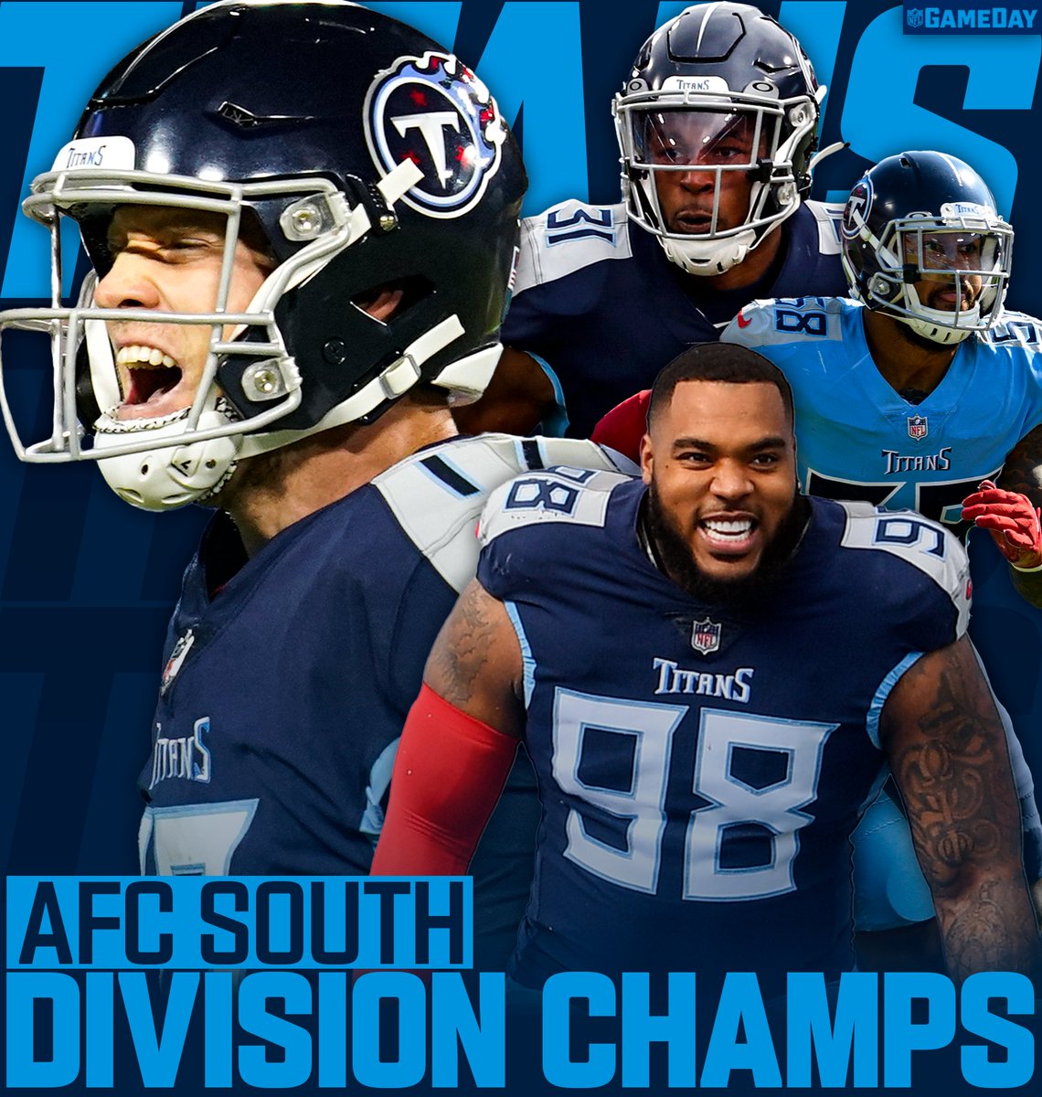 The AFC South 👑 goes to the @Titans @GrindSimmons94 | @KevinByard | #Titans