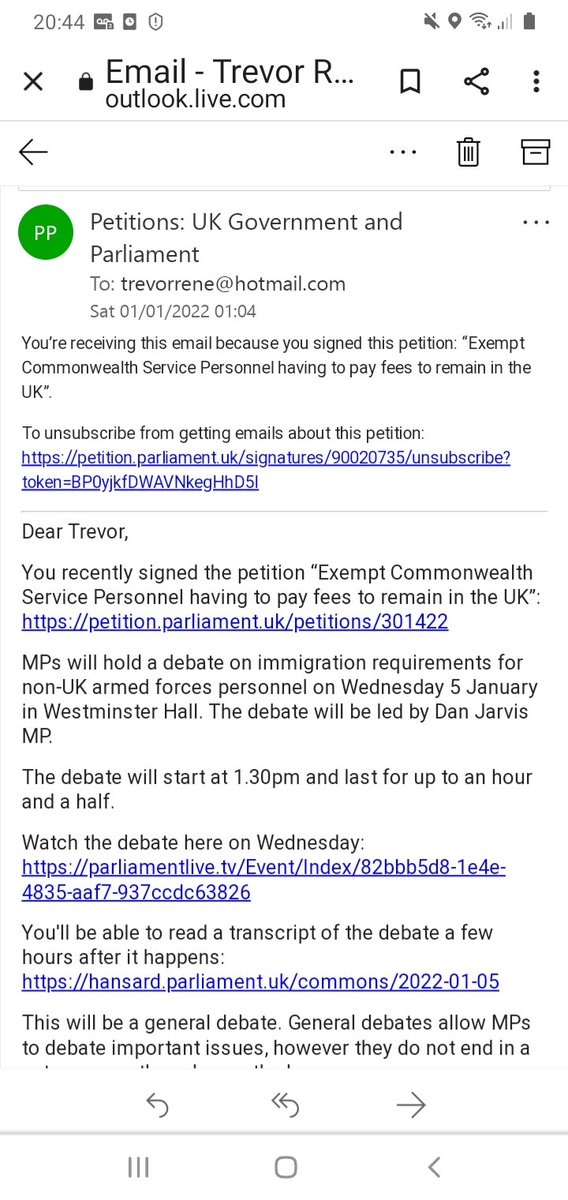 ReneTrevor's tweet image. BREAKING: On the 5th January 2022 there will be a debate in parliament to abolish Visa fees for Foreign &amp;amp; Commonwealth Soldiers at 13.30 #Veterans #BritainIsNotInnocent #PatelOut