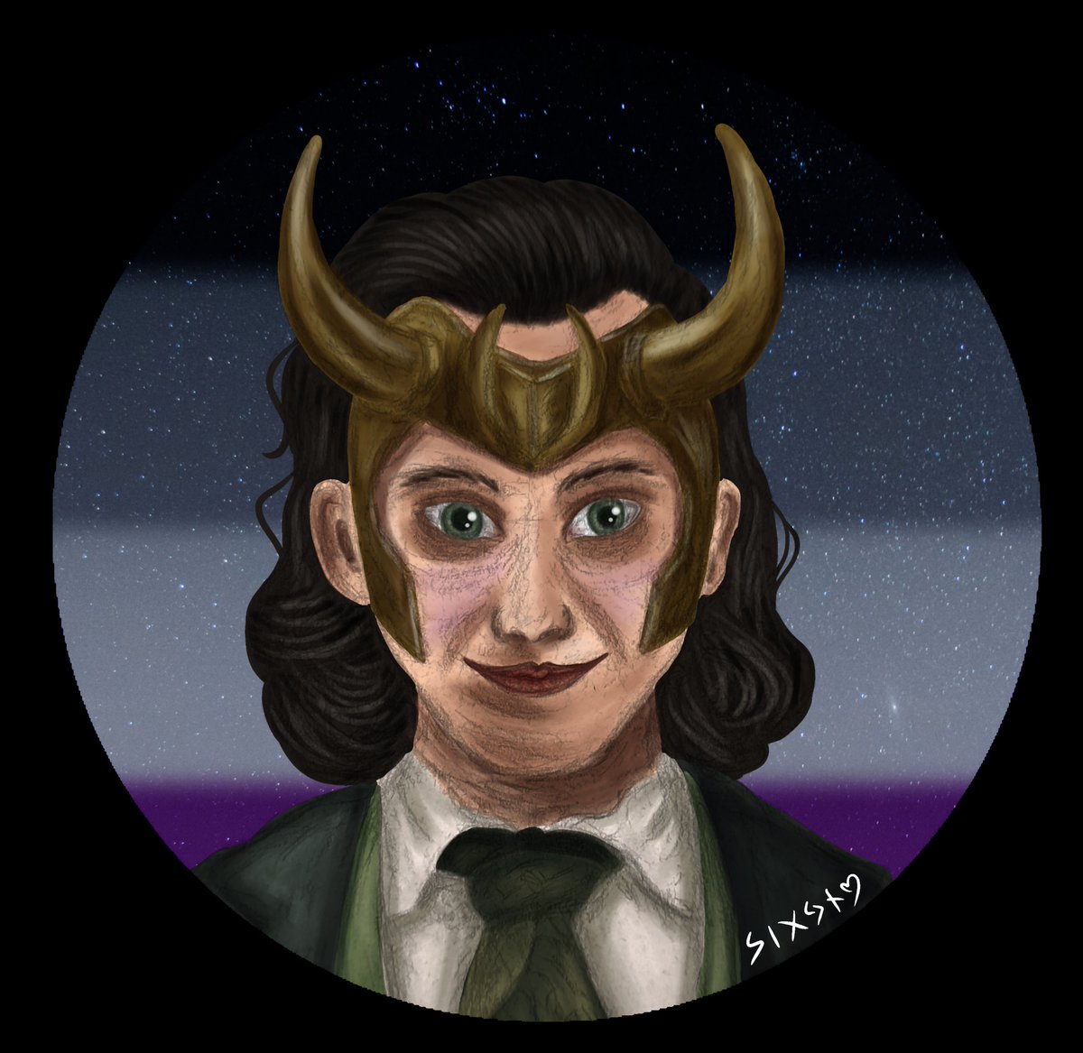 Sigyn_MoonQueen's tweet photo. President Loki art🐍❤️
#Loki #lokiart #fanart #Marvel https://t.co/QXLacuRvBr