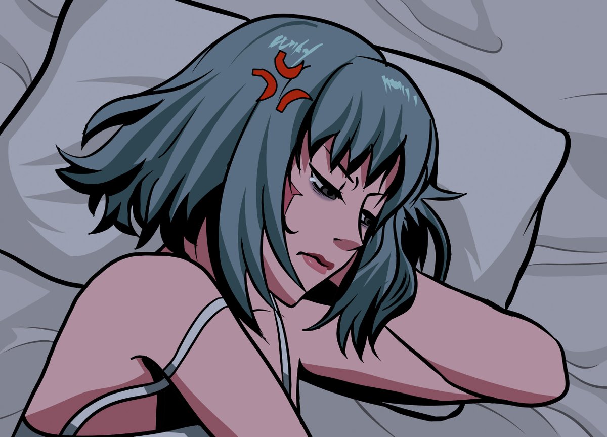 kyou_eth's tweet photo. When it's almost sunrise and you can't fall asleep @AzukiZen #AzukiArt https://t.co/srGQ46BdJj