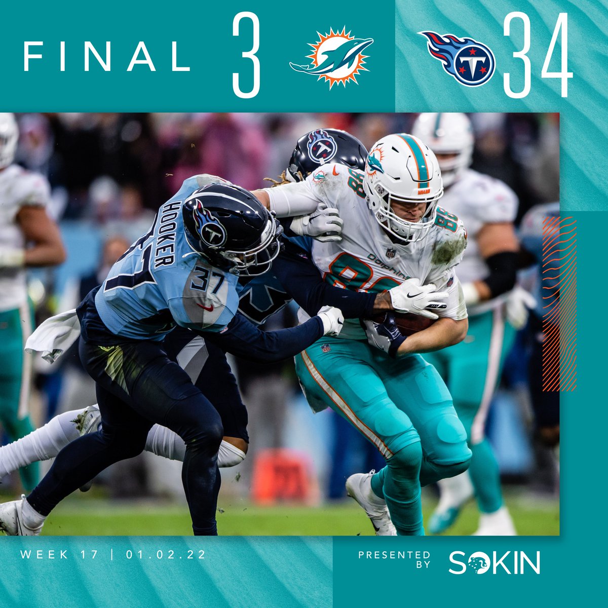 MiamiDolphins's tweet photo. Final. #FinsUp https://t.co/0JY47Rogwz