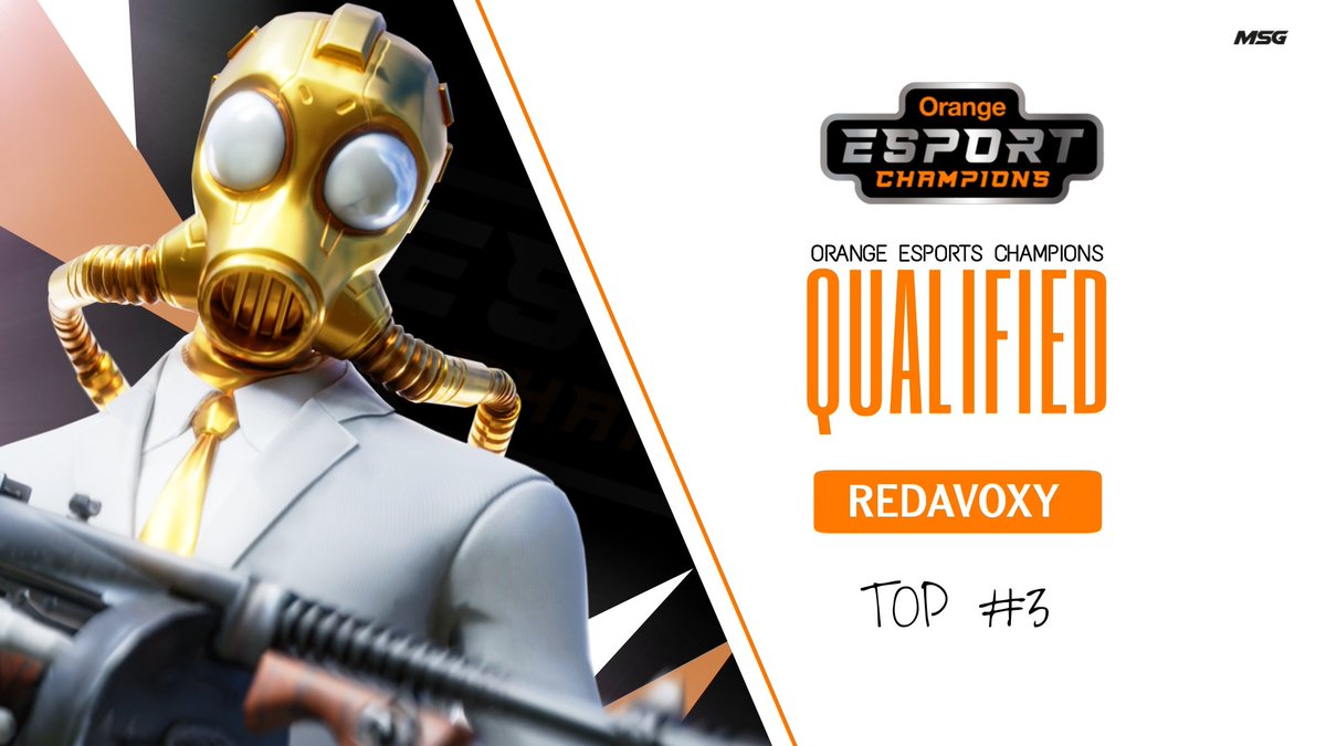 MSGEclub's tweet photo. MSG Renevy qualified with his duo to the grand finals of #Orange_Esports_Champions and got top 3 on week 11 #DouzModeOrange π π€ #MSGFam https://t.co/oBdxnCzevP