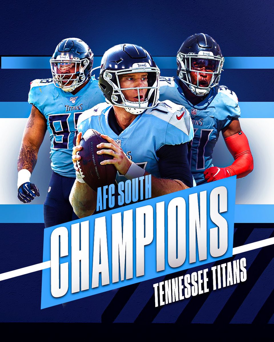 SNFonNBC's tweet photo. BACK-TO-BACK division titles for the #Titans! https://t.co/aMp4kpGP77