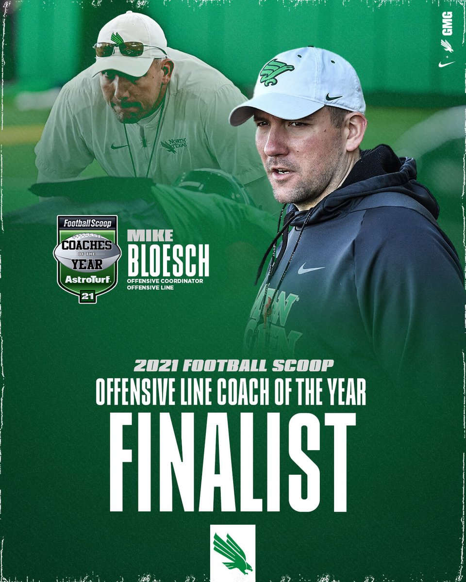 MeanGreenFB's tweet photo. Offensive Line Coach of the Year 𝙁𝙞𝙣𝙖𝙡𝙞𝙨𝙩

OC @MikeBloesch with a well-deserved spot among the nation's best.

#GMG 🟢🦅 https://t.co/BQyAZpYPDz
