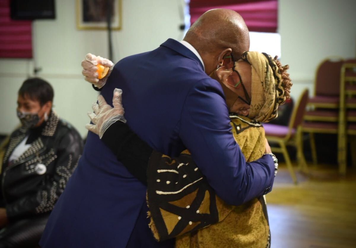 NYCMayorsOffice's tweet photo. “I am proud to stand here today with our very own Mayor Eric Adams fighting this gun violence issue, and he is true to his word.” 

— Jackie Rowe-Adams, co-founder of Harlem Mothers Save @MothersSaveNYC https://t.co/qEz3zaveIH