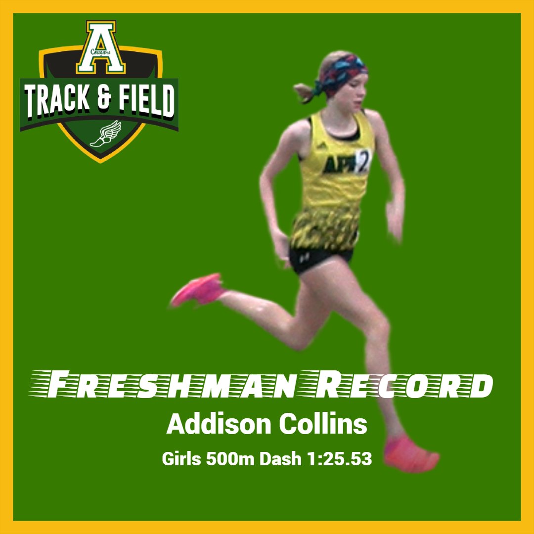 The Cougars are off to a great start this year, already rewriting the indoor class records!