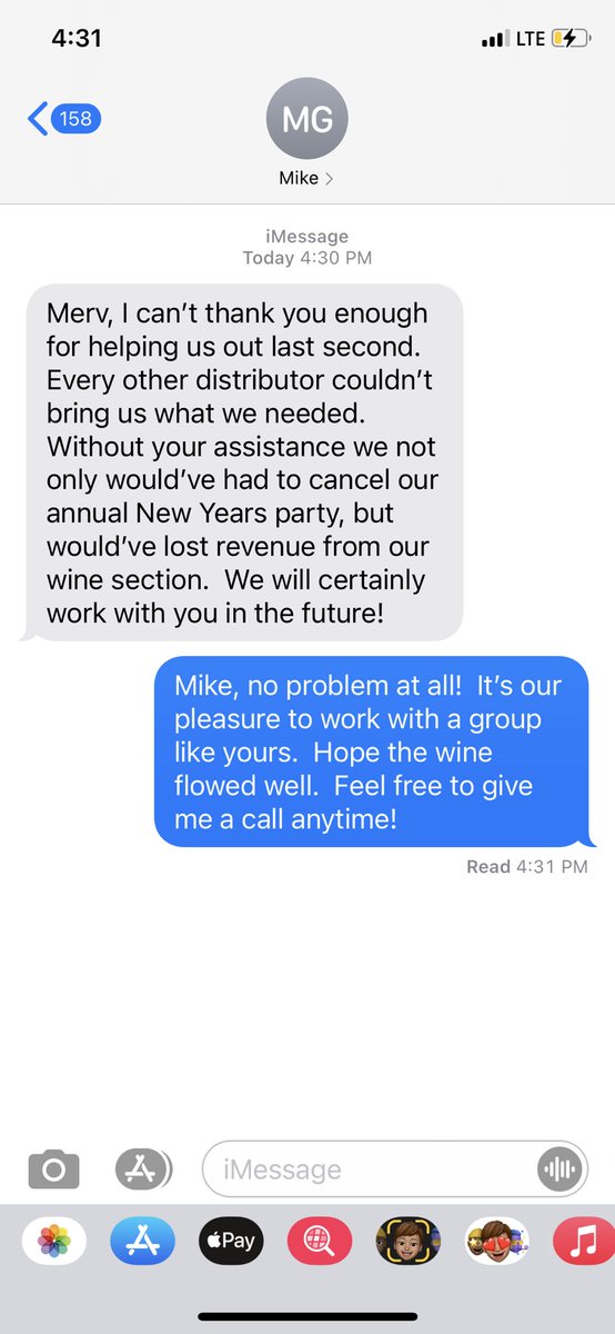 Another satisfied customer!  If you find yourself in the western part of North Carolina stop into Appalachian Food Market and check out the wine provided by us!