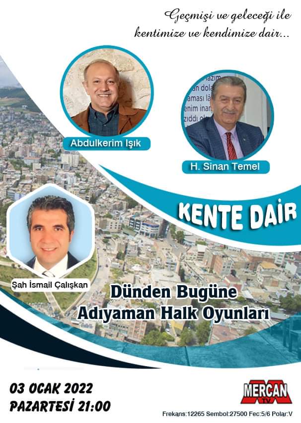 sinantemel's tweet photo. Bu akşam Kente Dair ile saat 21.00'de Mercan TV'deyiz, bekleriz... https://t.co/YUPucA9OtZ