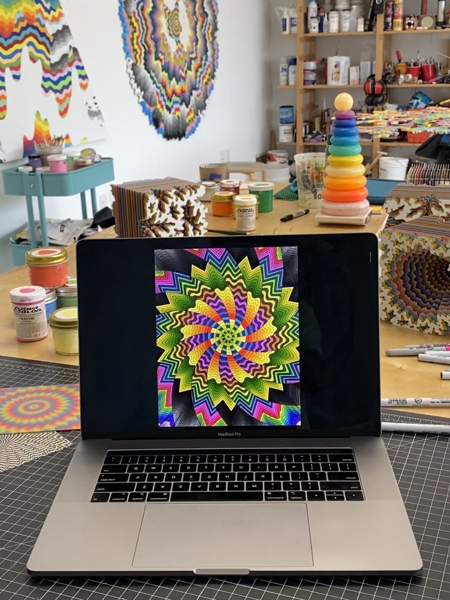 🌈👀 2021 throwback: Mandala 🧙‍♂️✨
My 1/1 NFT collab w/ <a href="/badmocap/">David Lewandowski</a> owned by <a href="/JabulonCrypto/">jabulon</a> on <a href="/SuperRare/">SuperRare</a>