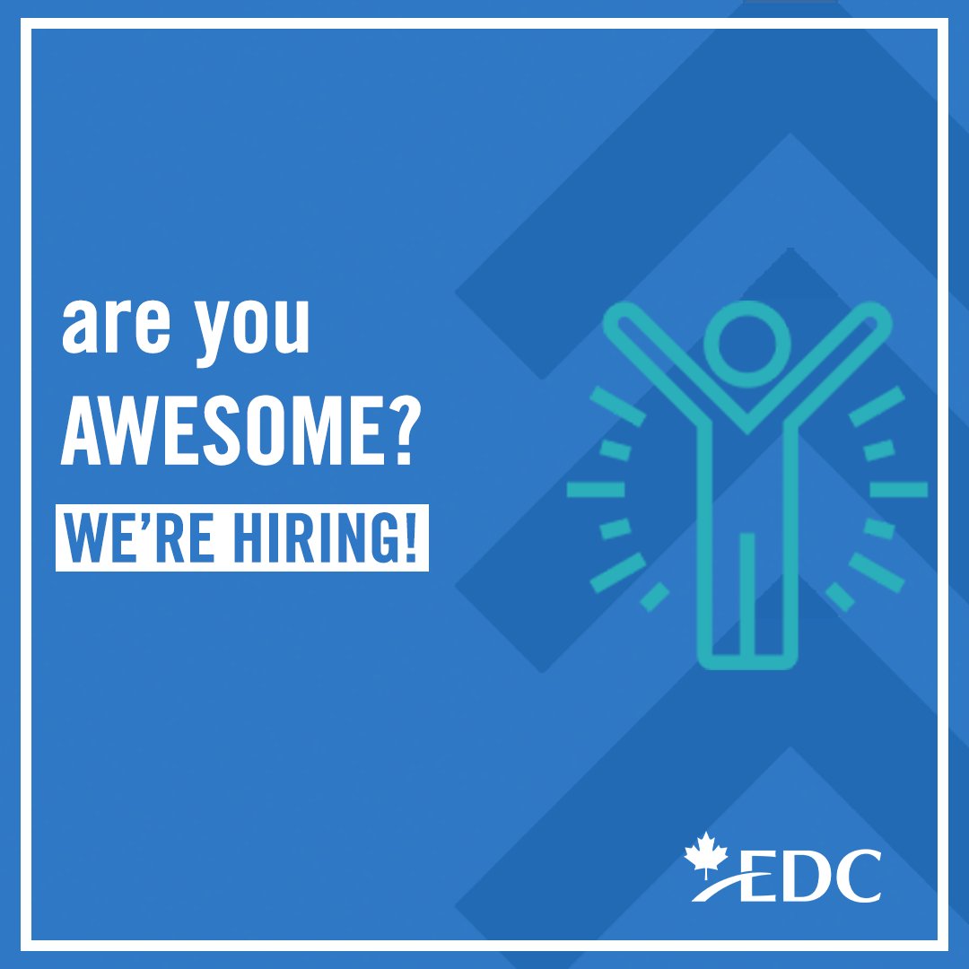 MBAICC's tweet photo. .@ExportDevCanada aims to help individuals become a leader in international business and trade. EDC has opportunities ranging from work term or co-op placement, educational programming and even a scholarship. Click here to learn more: https://t.co/OTvEKrh2ij #JMSBeICC2022 #hiring https://t.co/DQLl2eCClT