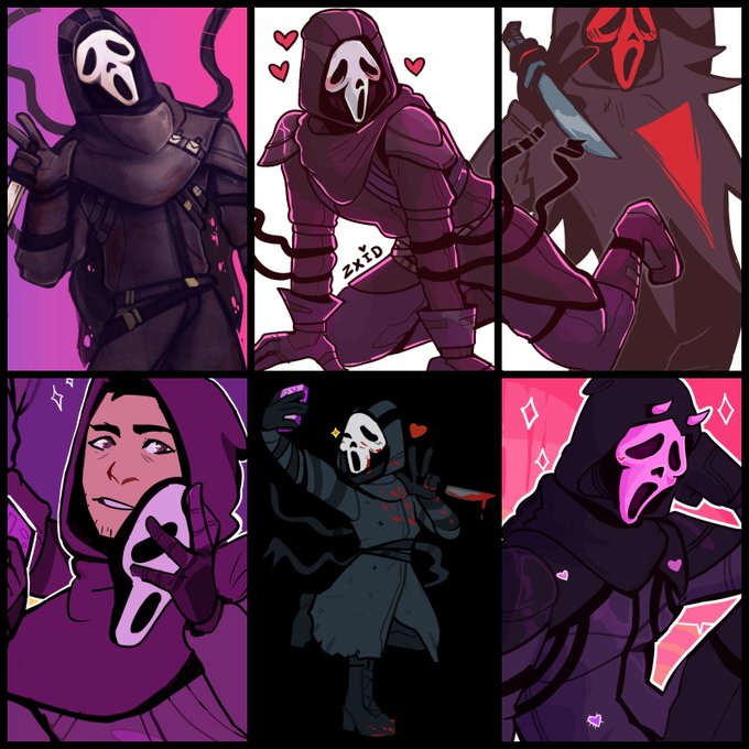 Reposting with a few dannys i've drawn last year,,, #Ghostface #dbdfanart 