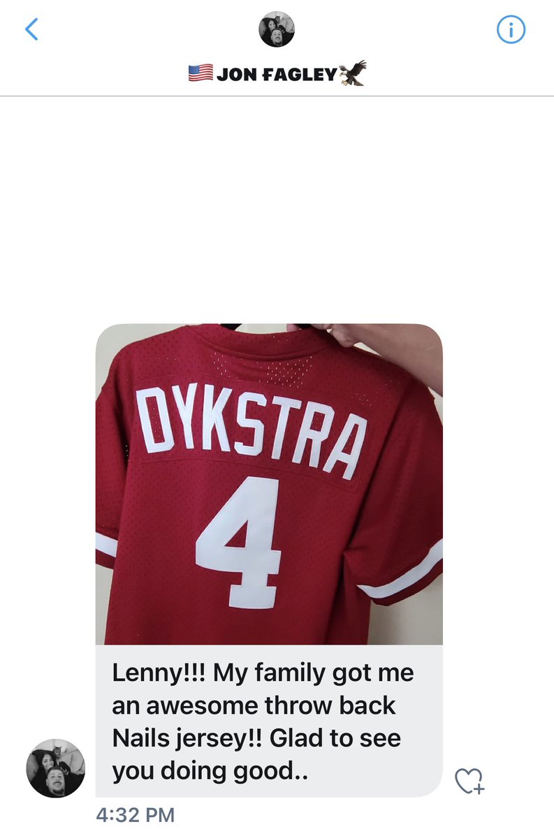 Respect for the Fagley Family! Even more respect for anyone’s family which buys their family a Dykstra #69 Jersey! Remember, #SerbianNailsNation, your Christmas isn’t for another 5 days. Step to the plate! <a href="/JonFagleyTHD/">🇺🇲ᴊᴏɴ ғᴀɢʟᴇʏ🦅</a>