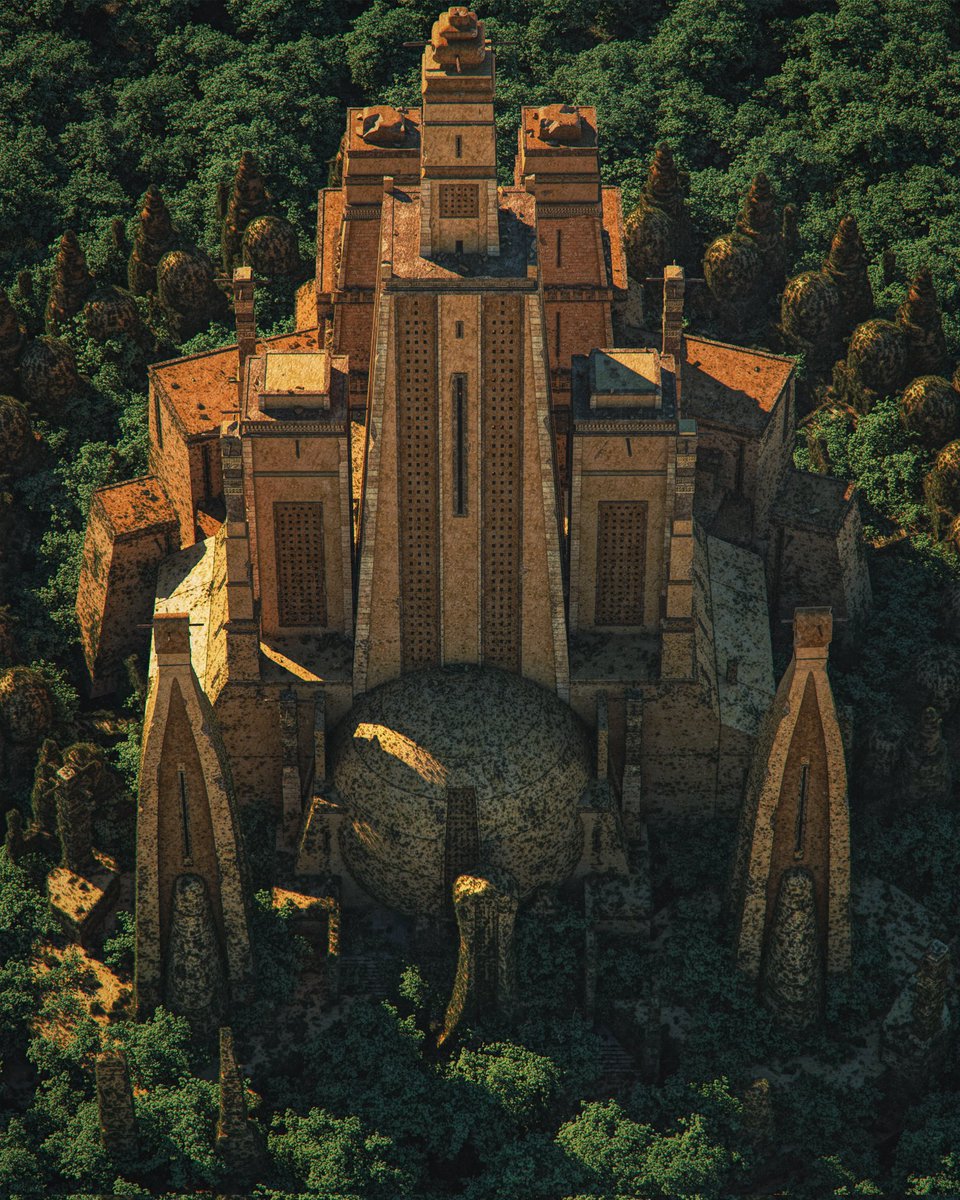 365/365 Lost temple 🕍 <a href="/Substance3D/">Adobe Substance 3D</a> <a href="/quixel/">John Smith</a> <a href="/OTOY/">OTOY</a> <a href="/MaxonVFX/">Maxon</a> #Cinema4D #octane #render #3d #everyday #illustration #design