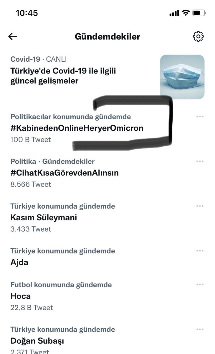 🙋‍♀️🙋An itibariyle 100 bin tweet atıldı❗️

👉Durmak yok❗️

Yarın kabine var ve kabineye kadar asla durmuyoruz❗️

 #KabinedenOnlineHeryerOmicron