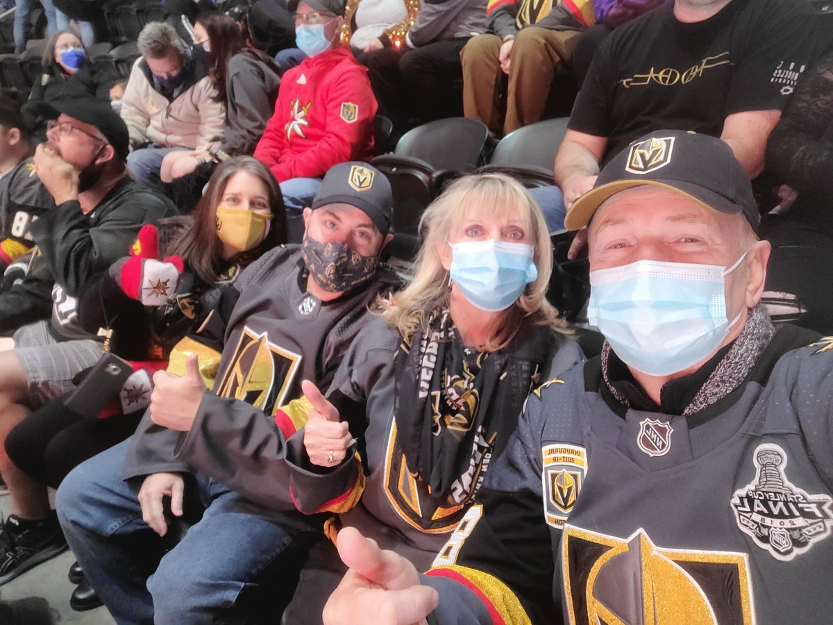 PirateFest_LV's tweet photo. Geat to see Nate and Paul!! Go Knights!! #goknights #vegasborn https://t.co/rfZ3fLVTtG