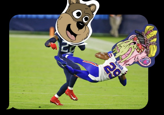 DudeFungible's tweet photo. Only because it's football Sunday... #TribeQuokka #TribeQ #VibeTribe #BAYC #NFT #NFTs @BoardApeYC #ACTQ #MAYC @Crypt0jacked https://t.co/4hZRbV9ax7