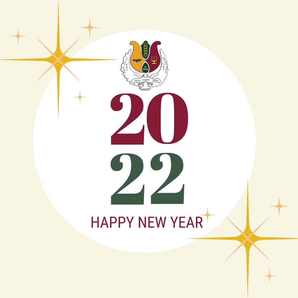 #HappyNewYear We take this time to reflect on all we’ve overcome and accomplished in the last year and look forward to a bright future for all of our sisters and the Greek community.🌹🦅#NewYearNewOpportunities #2022NewYear