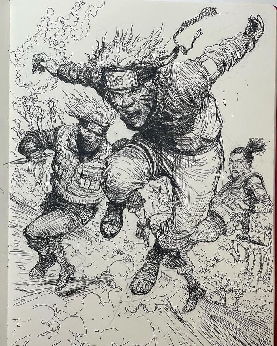 Naruto Sketch by @Karlkop 
https://t.co/L16usULB8q 