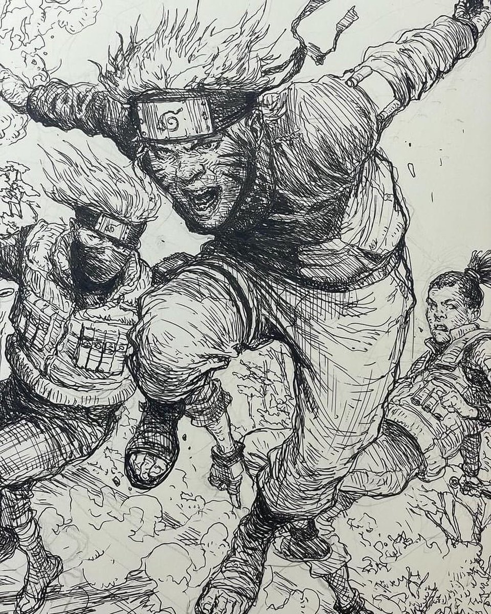 Naruto Sketch by @Karlkop 
https://t.co/L16usULB8q 