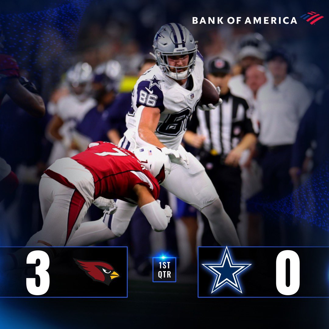 dallascowboys's tweet photo. End of ☝️

#AZvsDAL | @BankofAmerica https://t.co/PgEu8f1ws6