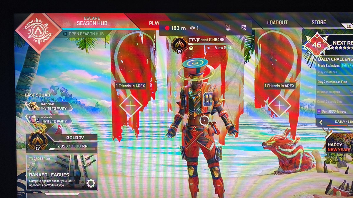 moreghcstgirl's tweet photo. We finally hit gold IV ladies and gents.
Let’s goooo.
But the grind continues on.

#FameVsClout 
#PMS100K 
#MasterChefCelebrity 
#APEX 
#streamers 
#Raid 
#affiliate 
#ApexLedgends https://t.co/yTjDUMlZMl