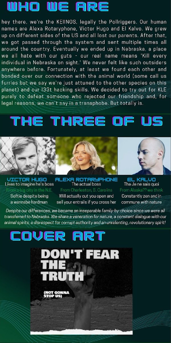 Eurovisnt's tweet photo. 🇱🇺 25 Luxembourg
The Pollriggers - "Don't fear the truth (Not gonna get us)"
#Eurovisnt https://t.co/KYTHvn7Rps