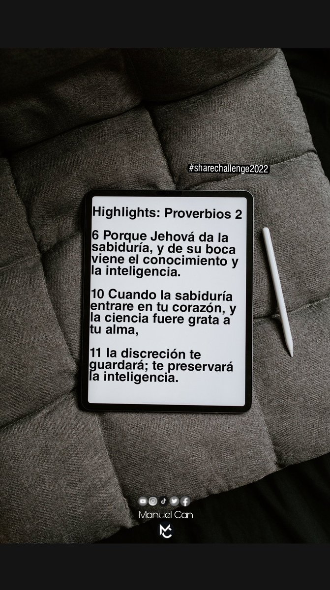 manuelcanmx's tweet photo. Enero 02 - Proverbios 2 #sharechallenge 2022 https://t.co/k5QCUm7lB9