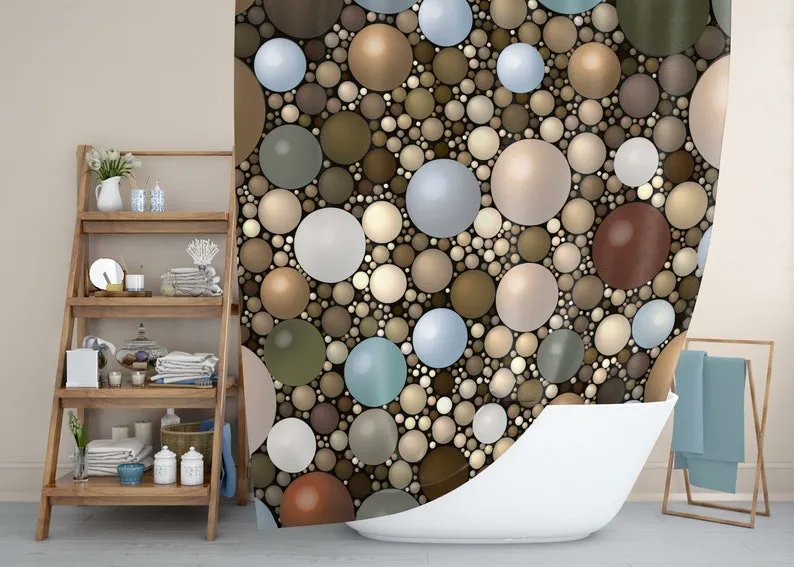 Wakaleka's tweet photo. Bold Abstract Circles Shower Curtain Set. Neutral Colors | Etsy https://t.co/26vM3qpk9d https://t.co/VcMjOROcHq