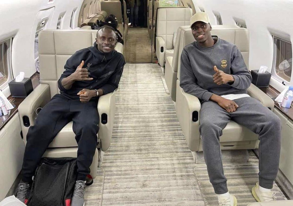 SadioMane10FP's tweet photo. Direction #CAN2021 Let’s Go 🇸🇳

w/Edouard Mend.
#AFCON2021 #SM10 #SENEGAL🦁 https://t.co/DzCPPLGhCr