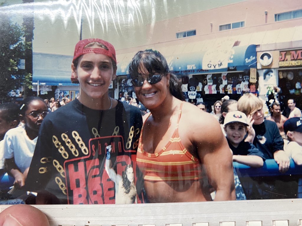 angieteamchyna's tweet photo. Chyna pictured here with a young Chris Masters with Chyna in 1997 #RememberingChyna
Angie #TeamChyna #ChynaLegacy 😍 https://t.co/iU11Hb0F92