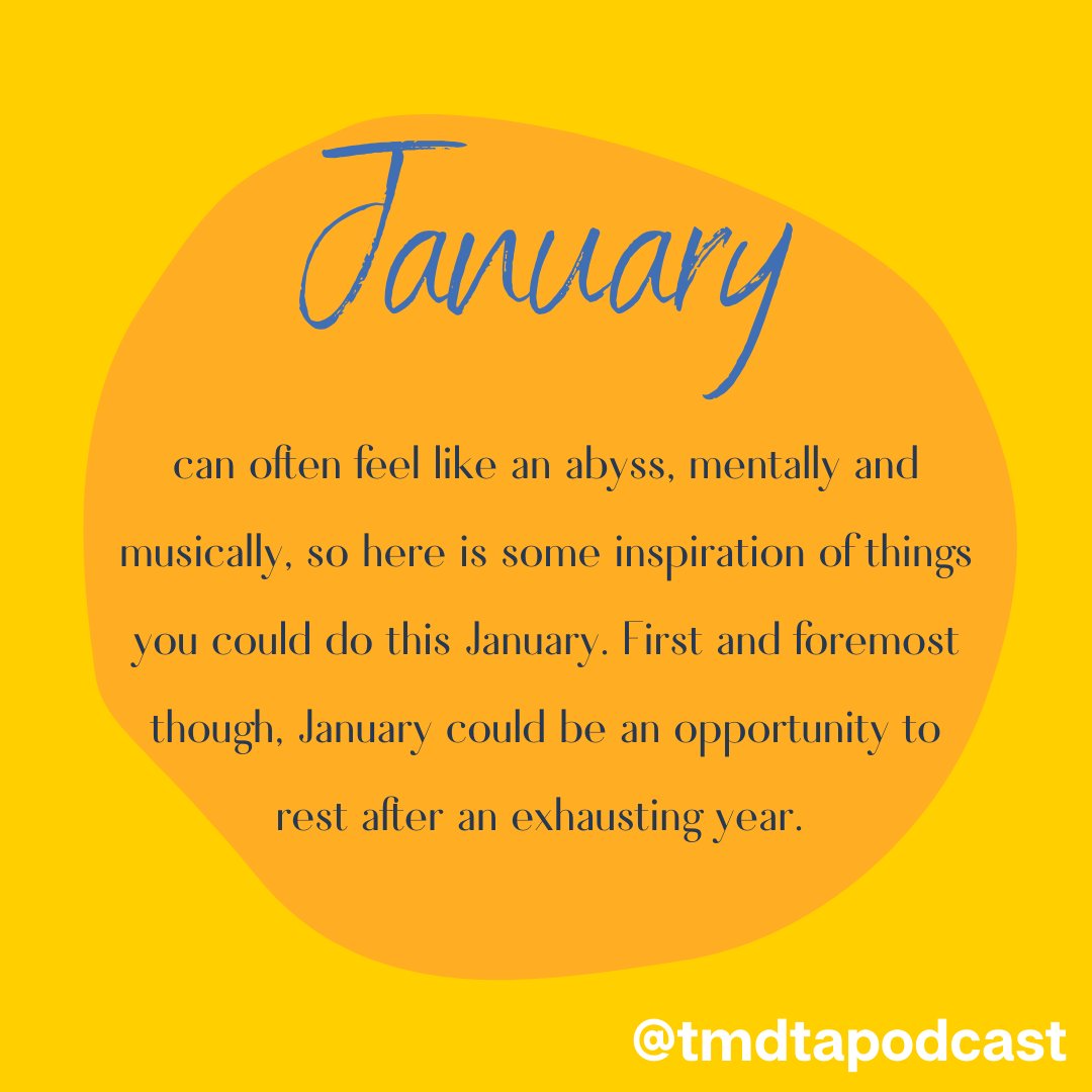 tmdtapodcast's tweet photo. A couple of days ago, we posted some inspiration for January: https://t.co/LI6p8ajr5a