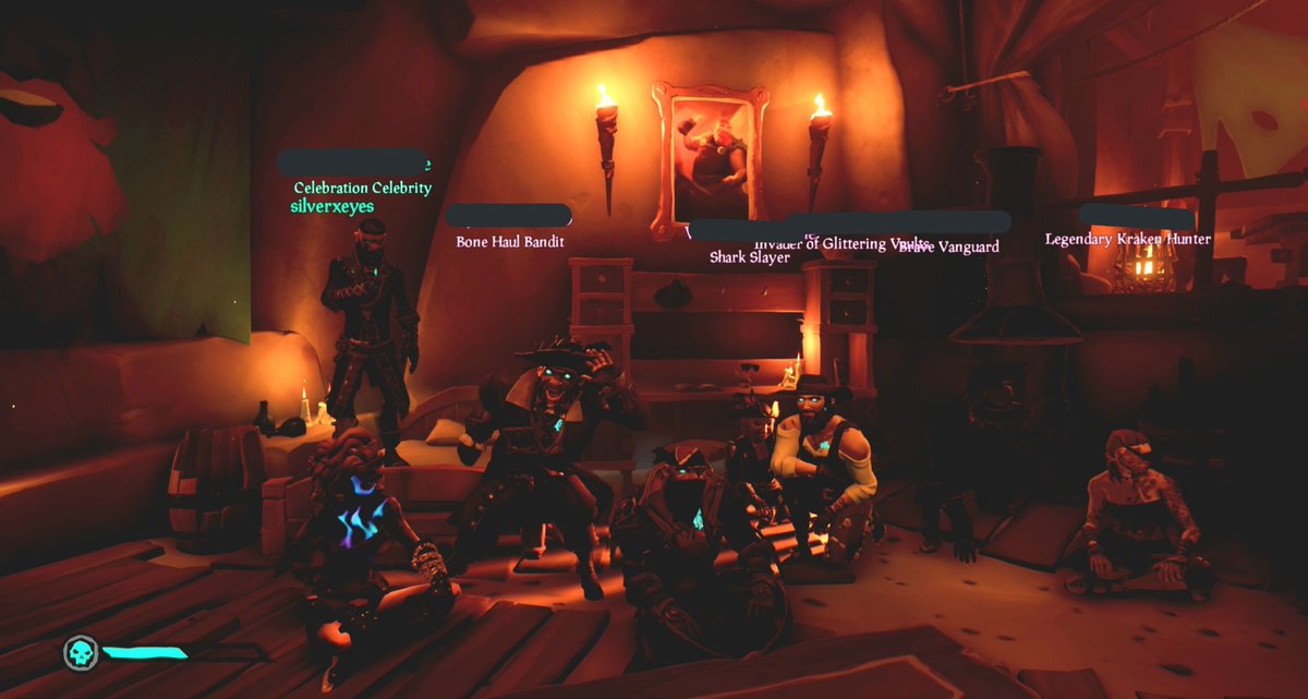 Silverstreams33's tweet photo. GUYS I FINALLY DID THE GLITTERBEARD TRIBUTE >.<  the feels #SeaOfThieves
#glitterbeard #rare https://t.co/kgtshDsNyd