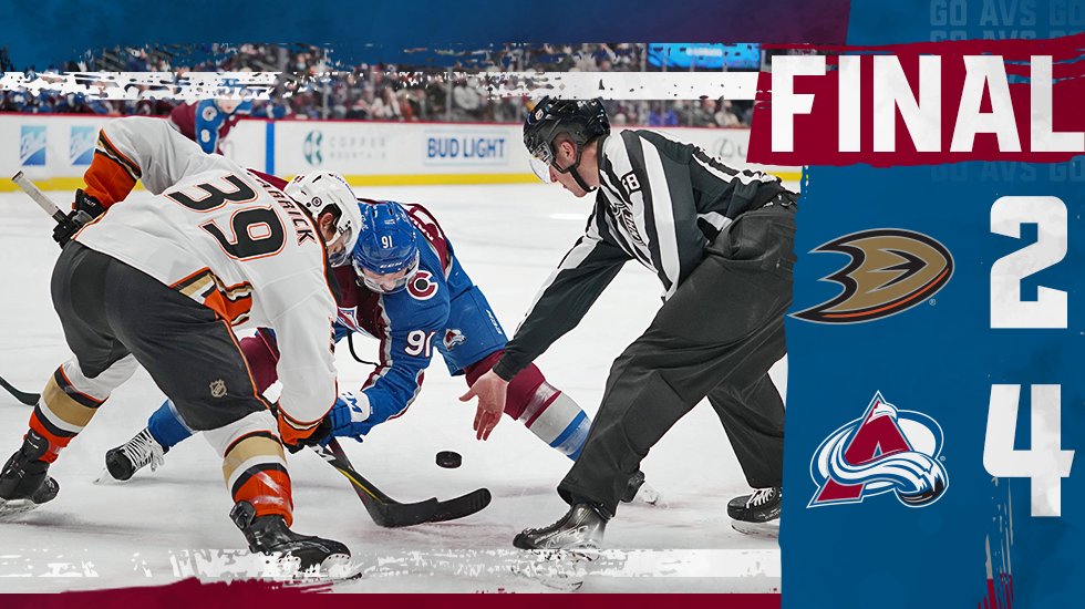 Avalanche's tweet photo. We may have missed hockey, but we weren't gonna play any extra😉

#GoAvsGo https://t.co/bPV4j03KiO