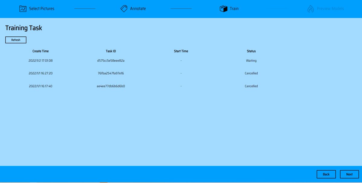 Sadakata_Lab's tweet photo. Unit V2のAIカメラを使って物体認識させるためにM5Stackのサイトに牛と虎の画像をアップして学習させようとしているけど、一晩経ってもwaiting状態。
やり方がよろしくないのかな。
もう一度アップロードしてみよう。
#M5Stack #UnitV2 https://t.co/GXDG6qu2n9
