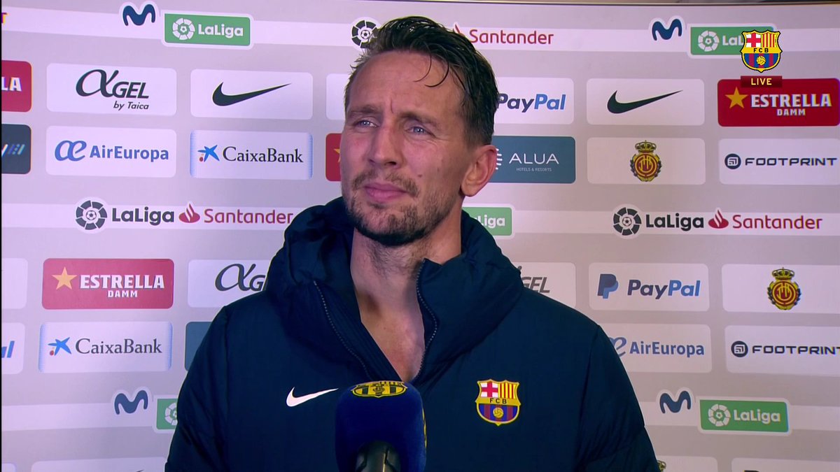 BarcaTimes's tweet photo. 🎙| #MallorcaBarça | Luuk de Jong: “No, I have never felt bad or unfair treatment. Everyone has always been honest with me, I am aware of my situation, I know where I come from. I just keep working hard in training, and if the coach needs me, I will be ready.” #fcblive https://t.co/qeGB9uWXC6