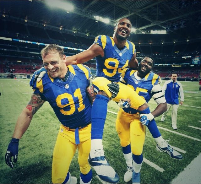 The good days. #STLRams #SackCity