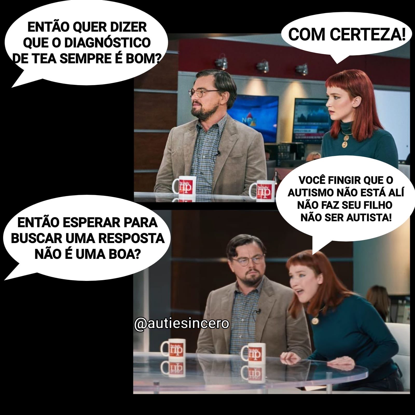 Memes Autisticos - Sinais de autismo mais comuns. Créditos de imagem  @drluisneuropediatra