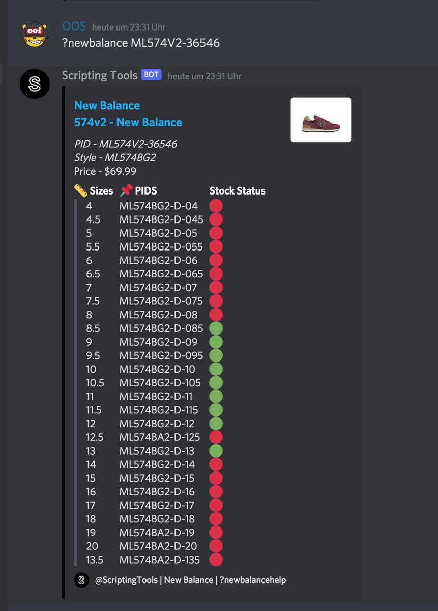scriptingtool's tweet photo. Added New Balance Scraping
Added NB Regionale Scraping https://t.co/4lcaOAdlsV