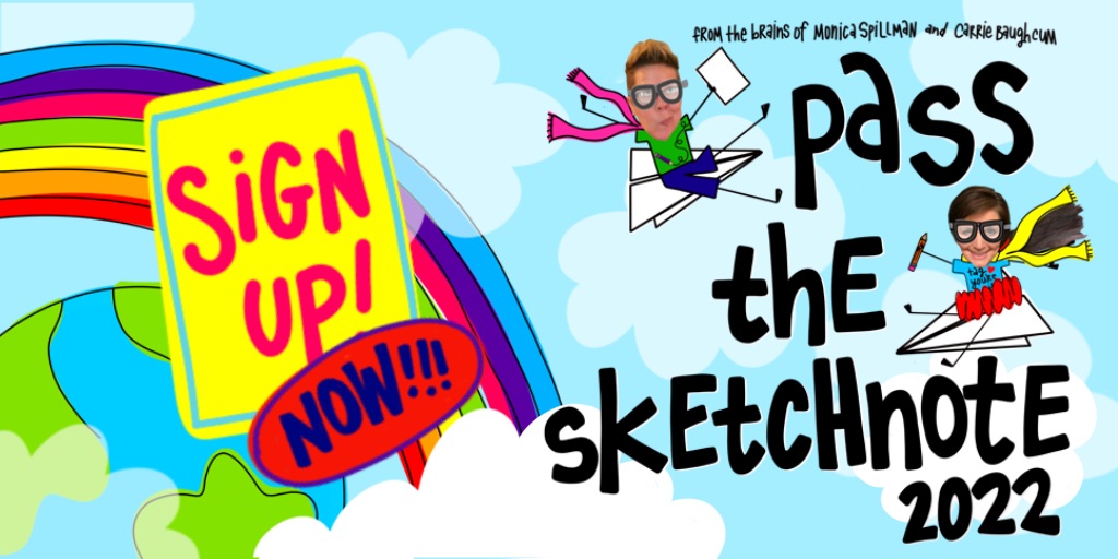 PTSketchNote's tweet photo. WOOOT WOOOOOT!!! Pass The Sketchnote 2022 is on!!! Time to sign up here! 😀https://t.co/egTCMIOxg0  #PTSN  #PasstheSketchnote https://t.co/ui7s8841Bc