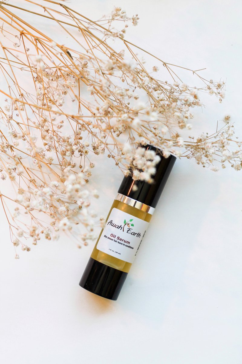 AwahEarth's tweet photo. Try our Oil Serum natural leave-in conditioner. Awah Earth's Oil Serum Increases smoothness and overall feel of hair." #naturalhairproducts https://t.co/0Kfiyb3Pzw