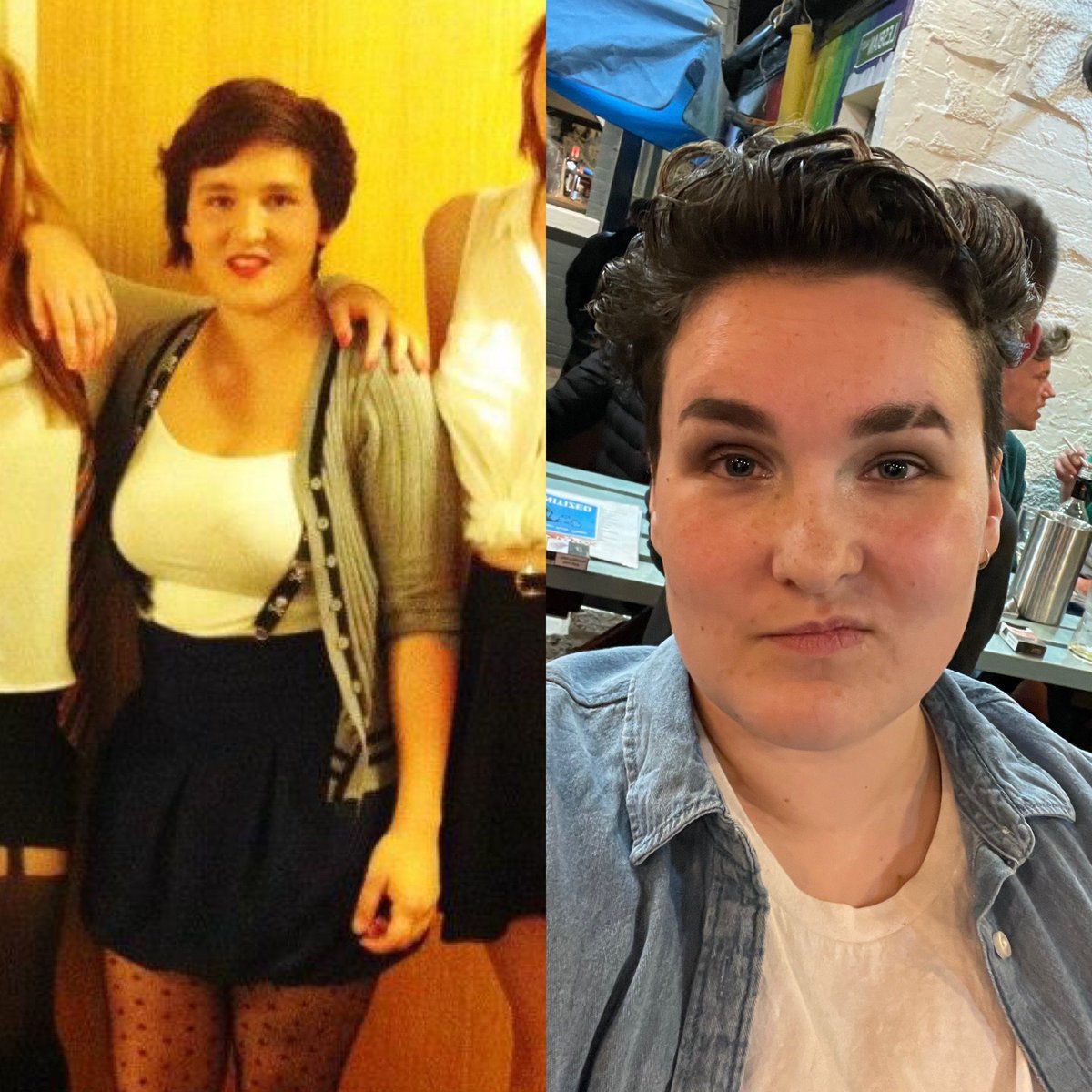 Being trans literally is a gift 😅 #10yearchallenge